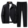 Ensemble survêtement homme – veste et pantalon en polyester léger avec coupe confortable