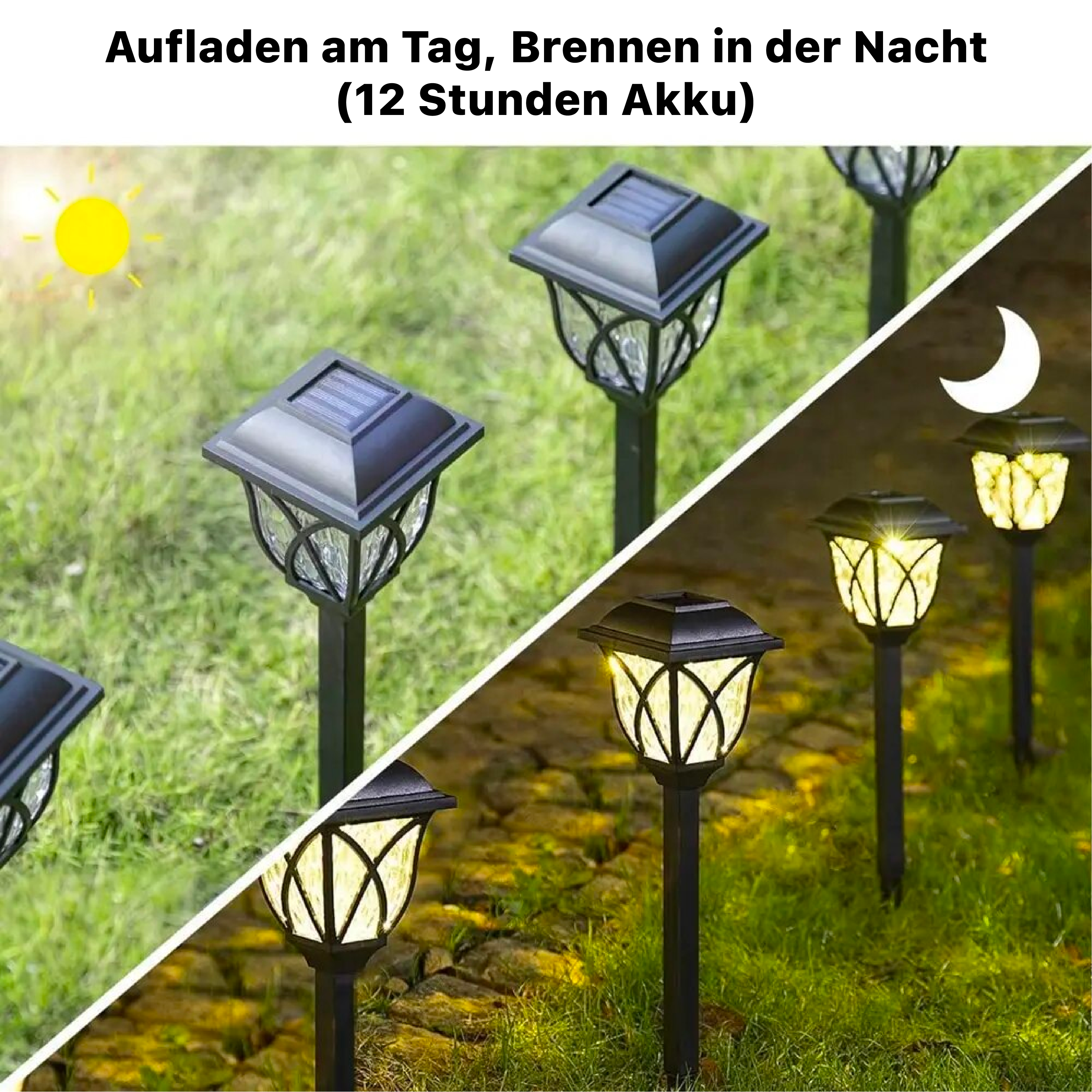 LumiGlor – Solcelledrevet Havelygte med Bevægelsessensor en Fjernbetjening