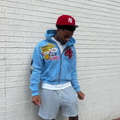 Zip Up Hoodie – Graphic Streetwear Hoodie with Patch Design