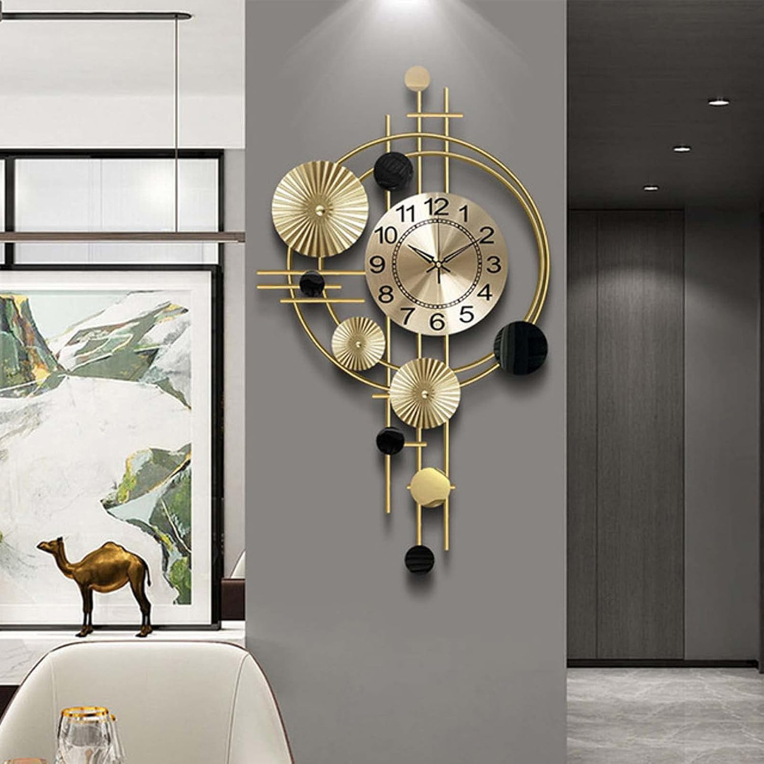 Vora – Unik Stor Vægur med Støjsvagt Quartz Urværk og Moderne Design