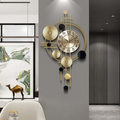 Horloge murale – Design métallique moderne avec mouvement silencieux et attrait décoratif élégant