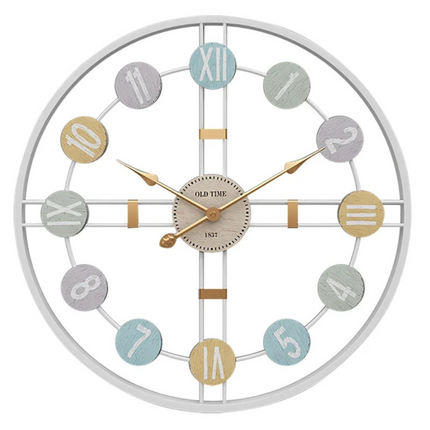 Wall Clock – Large Modern Metal Design with Silent Quartz Movement for Stylish Interiors