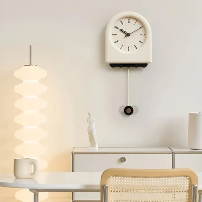 Pendulum Wall Clock – Modern Acrylic Design with Silent Movement for Elegant Interiors