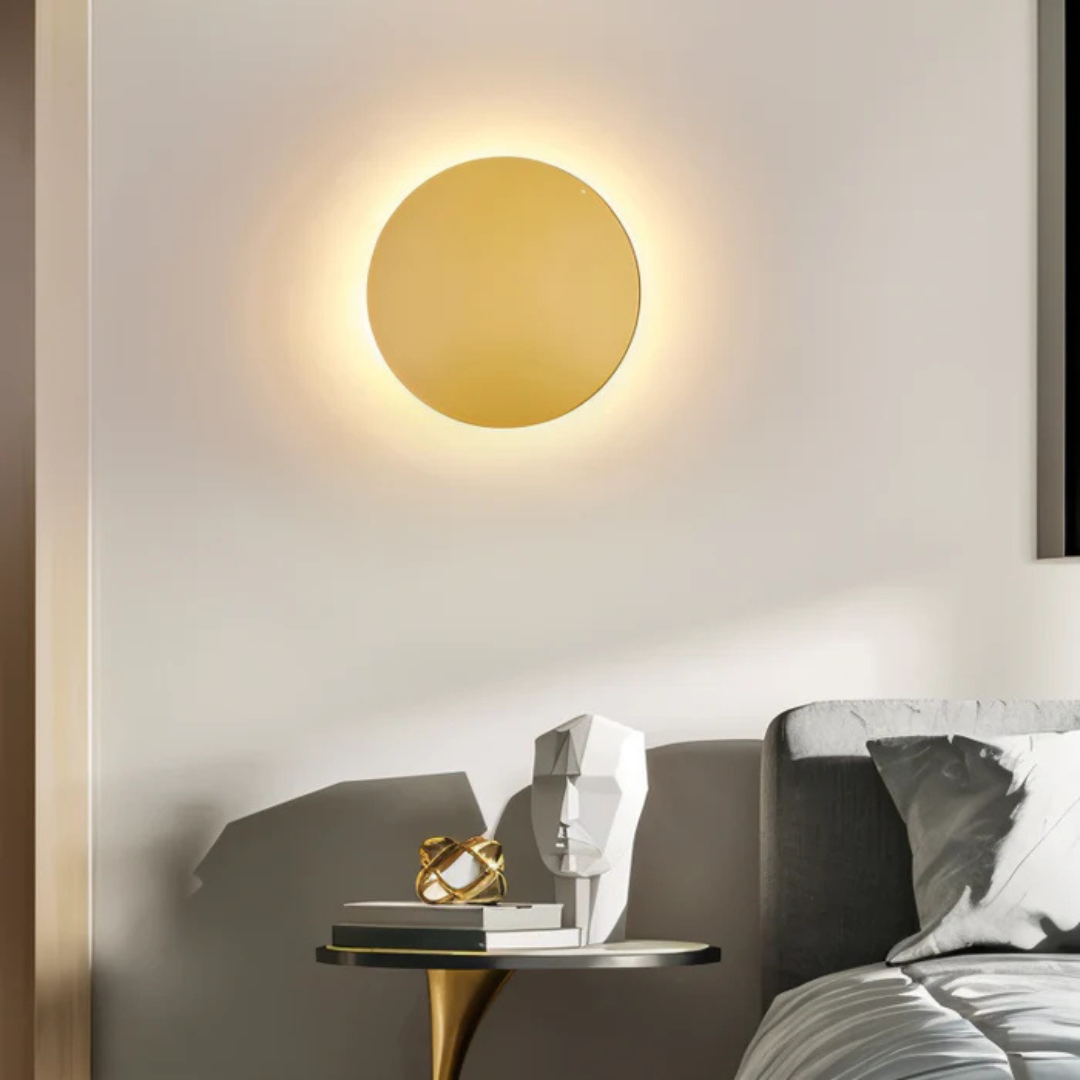 Hadro – Rund LED Væglampe med Moderne Design til Indendørs Brug