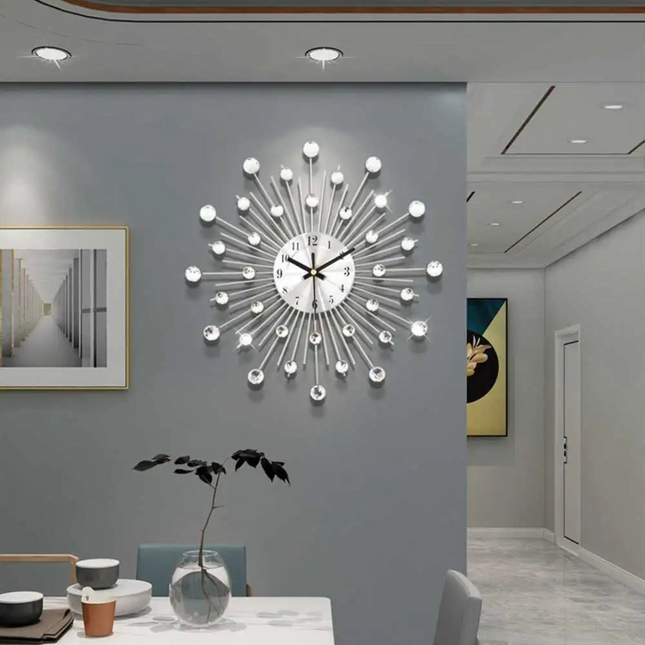 Wall Clock – Minimalist Metal Design with Silent Quartz Movement for Modern Interiors