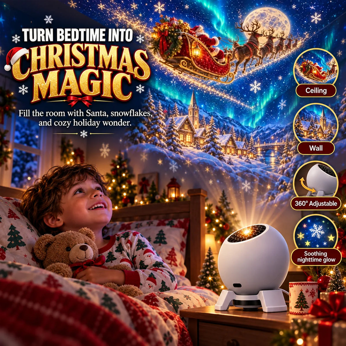 360° Dinosaur Star Projector – Turn Bedtime Into an Adventure 9