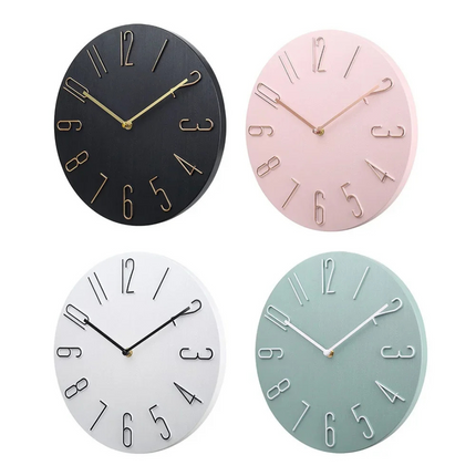 Wall Clock – Minimalist Modern Design with Silent Quartz Movement for Stylish Interiors