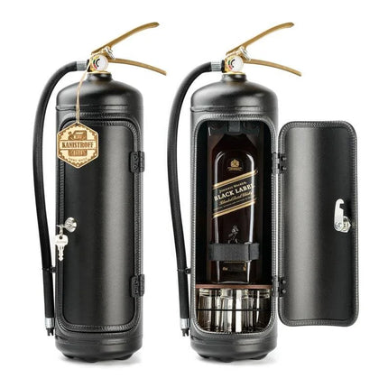 Hidden Mini Bar – Stylish Concealed Storage with Unique Fire Extinguisher Design