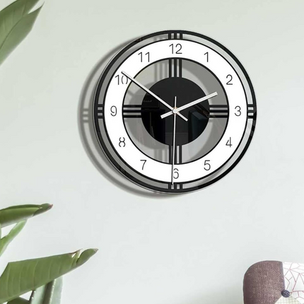Wall Clock – Modern Minimalist Acrylic Design with Silent Quartz Movement