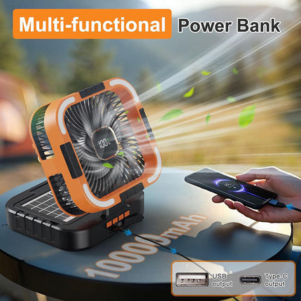 3 in 1 Solar Camping Fan 5