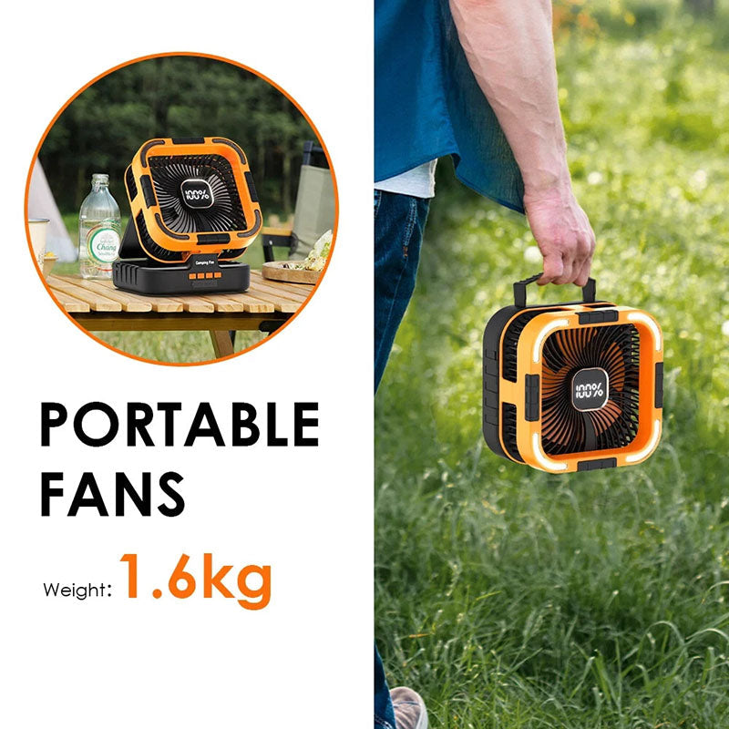 3 in 1 Solar Camping Fan 6