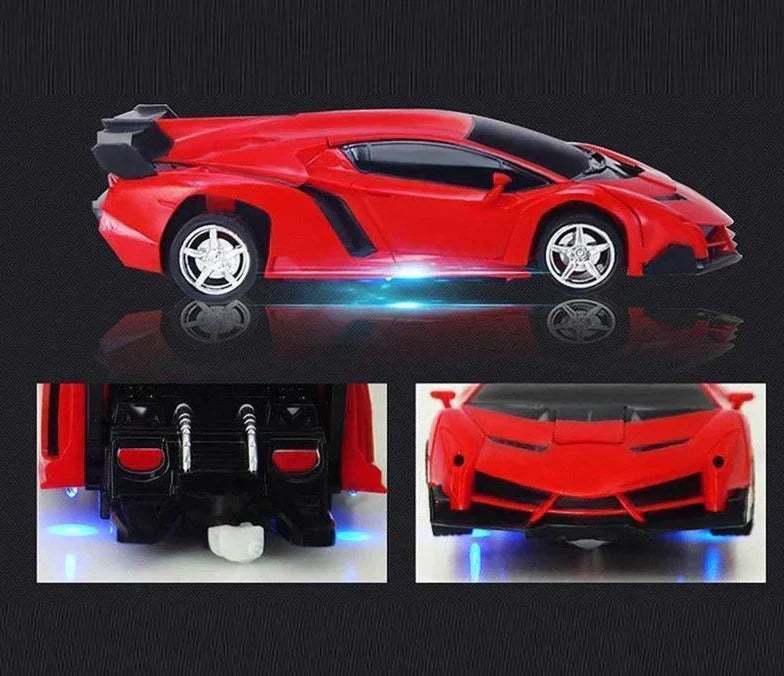 Voiture Transformable RC – Jouet 2-en-1 Passionnant pour Enfants avec Mode Voiture et Robot