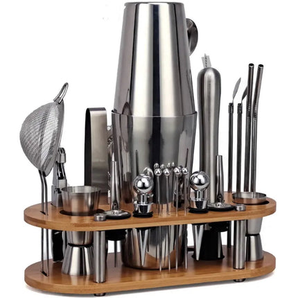 23-Piece Bartender Set – Professional Cocktail Tools with 350–750 ml Capacity & Durable Build