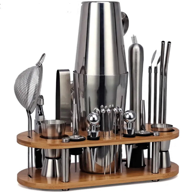 23-Piece Bartender Set – Professional Cocktail Tools with 350–750 ml Capacity & Durable Build