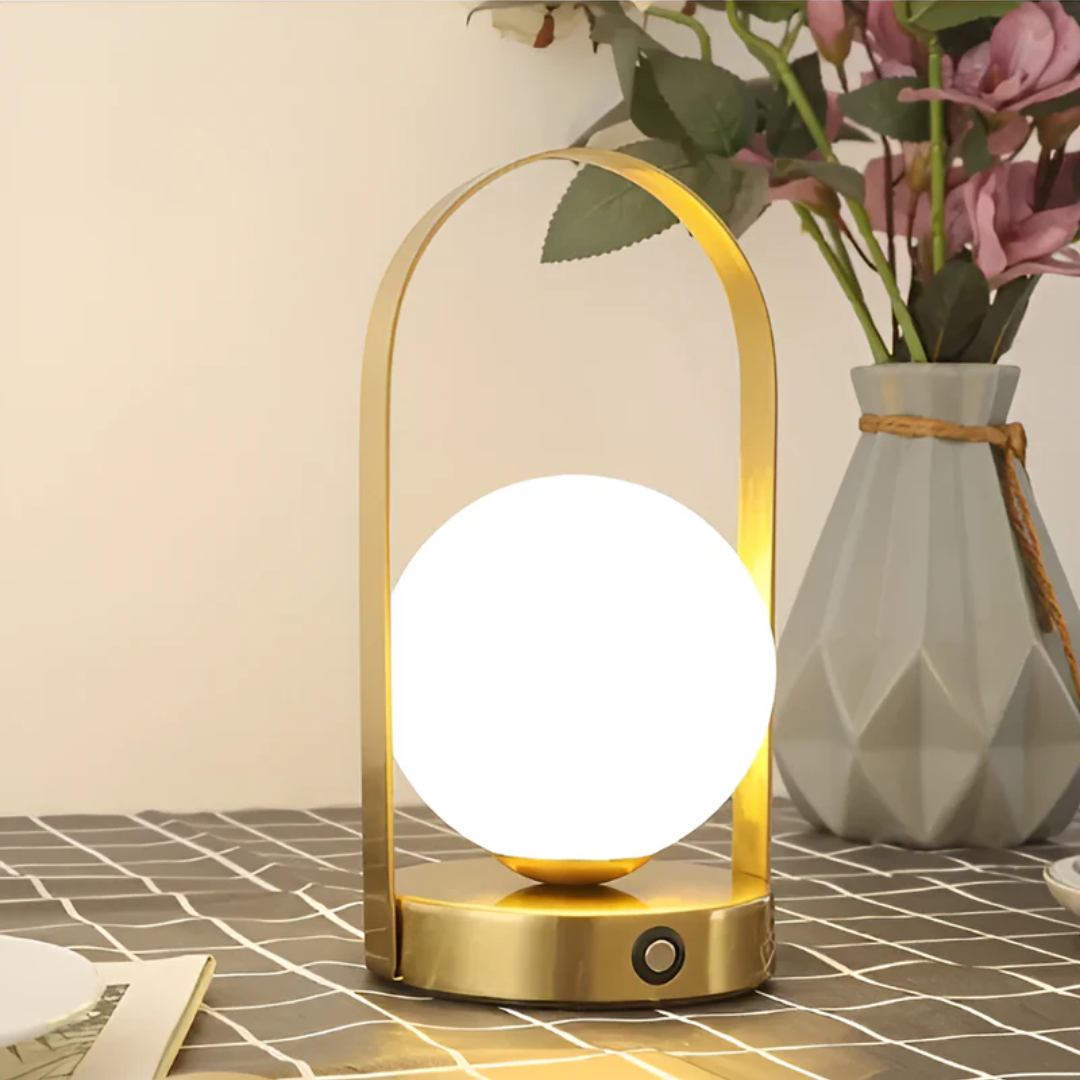 Cindor – Trådløs Genopladelig Bordlampe med Stemningslys