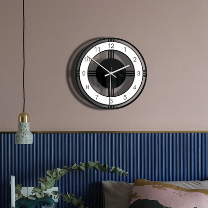 Wall Clock – Modern Minimalist Acrylic Design with Silent Quartz Movement