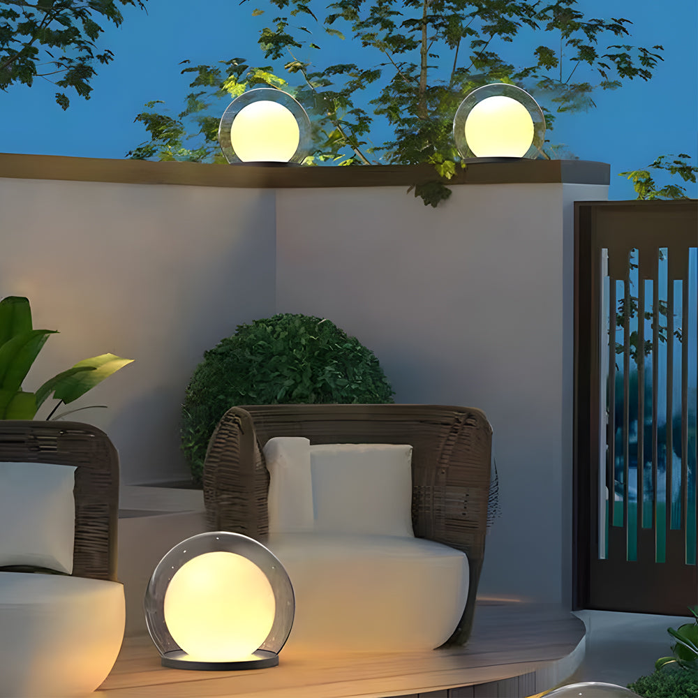 LumaGlow – Udendørs Pullertlampe med Vejrbestandigt Design og Blødt LED-lys