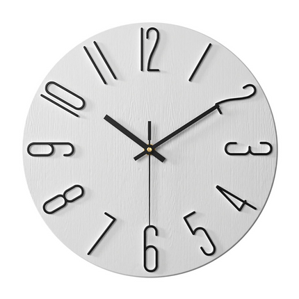 Wall Clock – Minimalist Modern Design with Silent Quartz Movement for Stylish Interiors