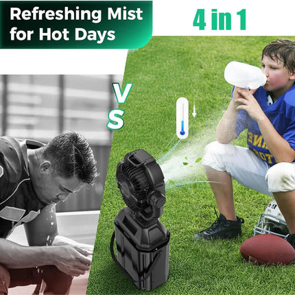 4 in 1 Mist Camping Fan with 6L Bucket 1