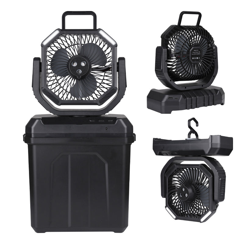 4 in 1 Mist Camping Fan with 6L Bucket 7