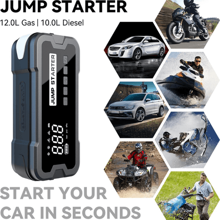 4 in 1 Portable Jump Starter with Air Pump Pro 7