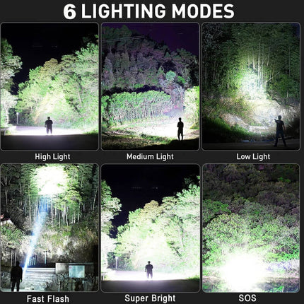 50000 LM Super Bright Flashlight 2