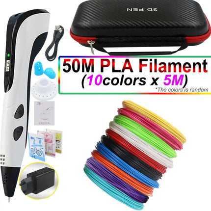 3D Printing Pen Set – Easy-Control Drawing Tool with PLA Filament & LED Display