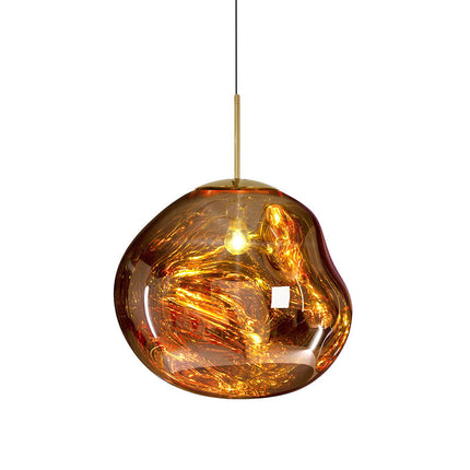 LunaLux Glass Pendant Light with Modern Elegance and Warm Ambient Illumination for Dining Areas
