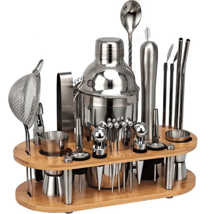 23-Piece Bartender Set – Professional Cocktail Tools with 350–750 ml Capacity & Durable Build