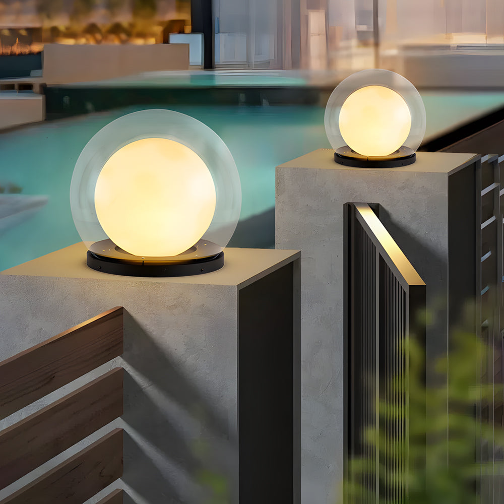 LumaGlow – Udendørs Pullertlampe med Vejrbestandigt Design og Blødt LED-lys