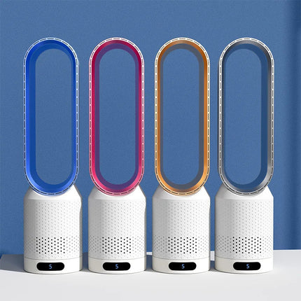 Bladeless Air Cooler – 3-in-1 Fan with Air Purifier, Oscillation & Touch Control