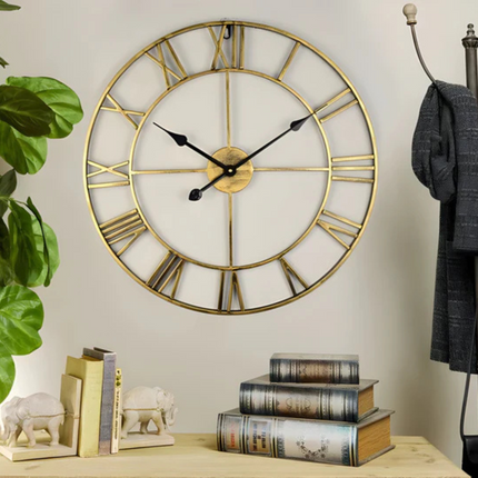 Wall Clock – Modern 3D Metal Design with Silent Quartz Movement for Stylish Interiors