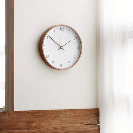 Wall Clock – Silent Quartz Movement with Modern Minimalist Design for Calm Interiors