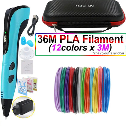 3D Printing Pen Set – Easy-Control Drawing Tool with PLA Filament & LED Display