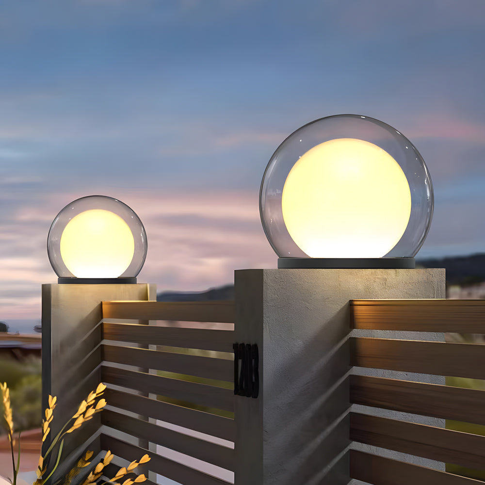 LumaGlow – Udendørs Pullertlampe med Vejrbestandigt Design og Blødt LED-lys