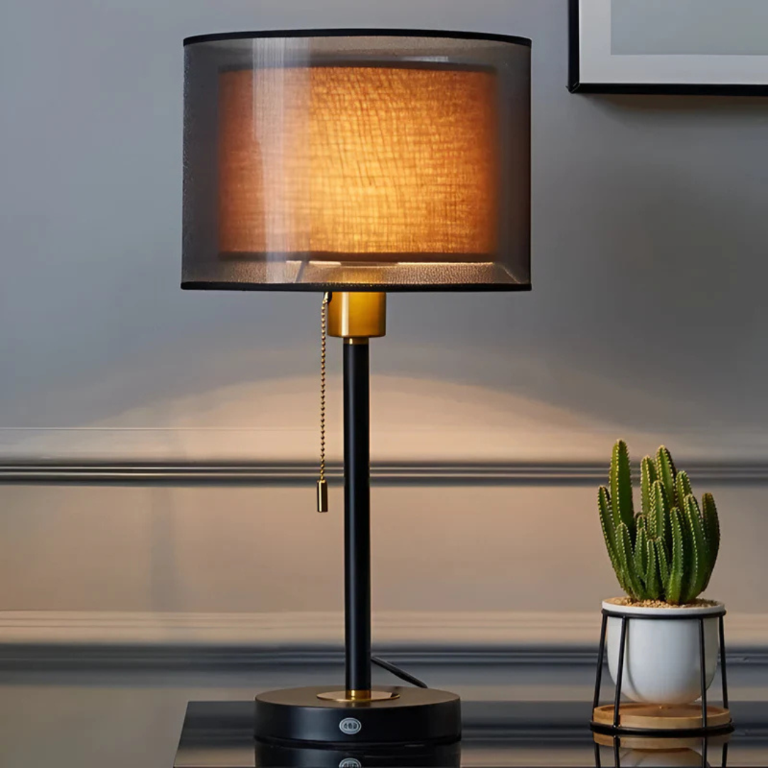 Lumis - Glasbordlampe med varmt LED-lys
