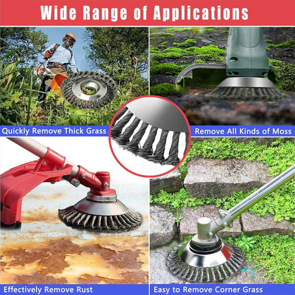 6 inch Universal Metal Trimmer Head for 4 in 1 Weed Eater Pro 3