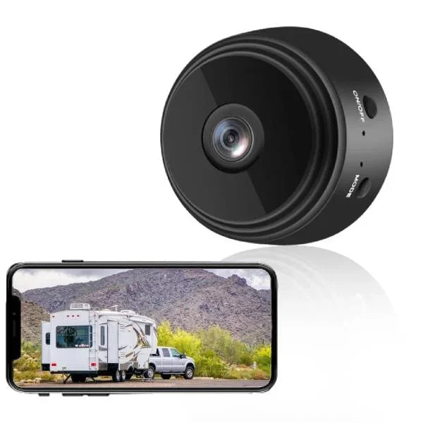 HD Wireless Rear-View Camera with Magnetic Mount and 360° Adjustable Positioning for Easy Parking