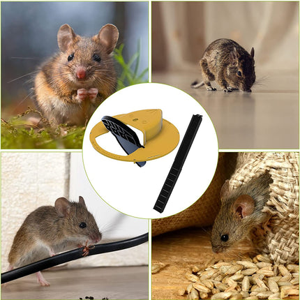 Bucket Lid Mouse Trap – Reusable Multi-Catch Design with Tool-Free Setup