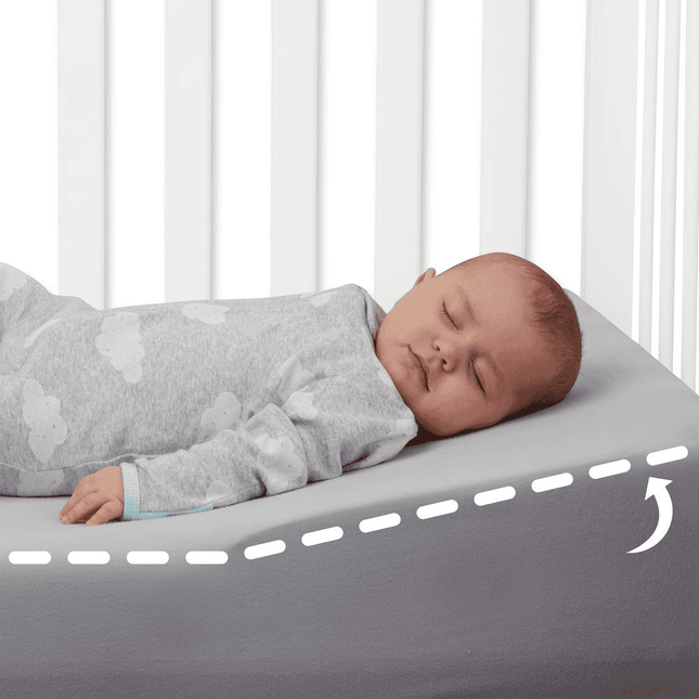 Safe Lift Universal Baby Wedge Pillow for Better Sleep and Easier Breathing