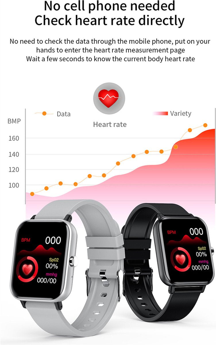 WiREO Connect Smartwatch with Touchscreen and Full Health Monitoring Features