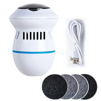 Electric Foot Callus Remover – USB-Rechargeable Device with Integrated Dust Collection