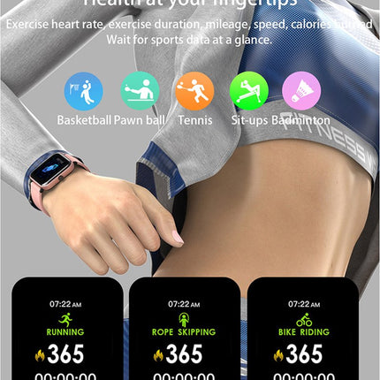 WiREO Connect Smartwatch with Touchscreen and Full Health Monitoring Features