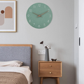 Wooden Wall Clock – Silent Quartz Movement & Minimalist Modern Design
