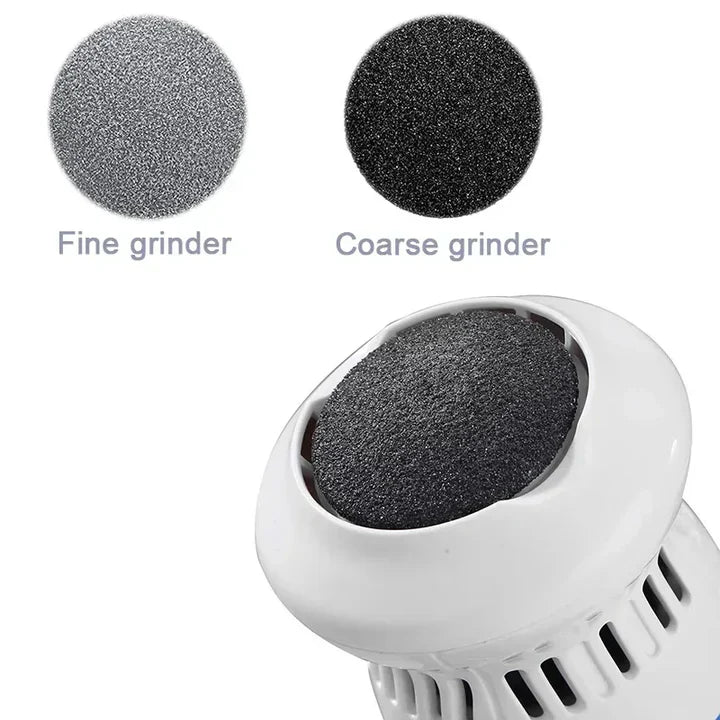Éliminateur de callosités pour pieds électrique – Appareil rechargeable par USB avec collecte intégrée de la poussière