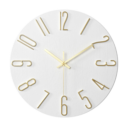 Wall Clock – Minimalist Modern Design with Silent Quartz Movement for Stylish Interiors