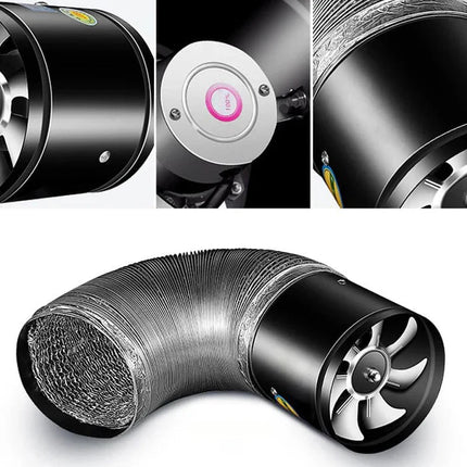 Quiet Ventilation Fan – Powerful Copper Motor with Low-Noise Airflow for Cleaner Indoor Air