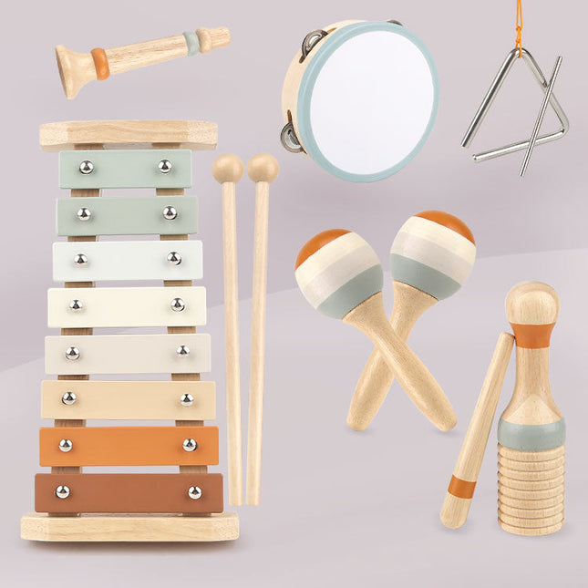 Toddler Music Set – Montessori-Inspired Wooden Instruments for Creative Play