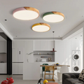 Plafonnier LED – Design scandinave en bois avec éclairage chaleureux et économe en énergie