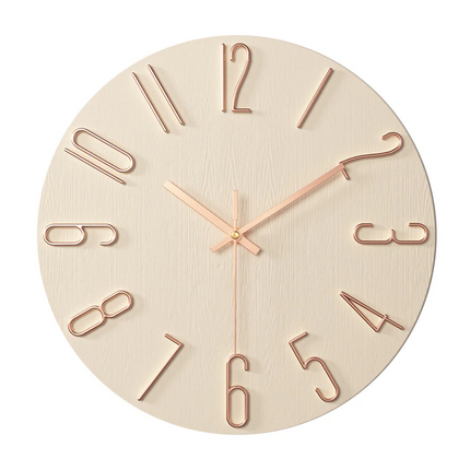 Wall Clock – Minimalist Modern Design with Silent Quartz Movement for Stylish Interiors